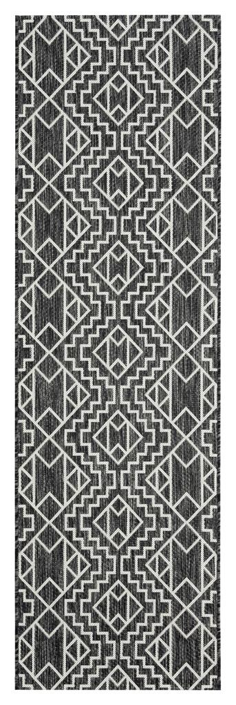 Kaleen Soleri SLR03-38 Charcoal Runner Area Rug