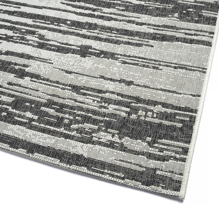 Kaleen Soleri SLR05-38 Charcoal Area Rug Corner