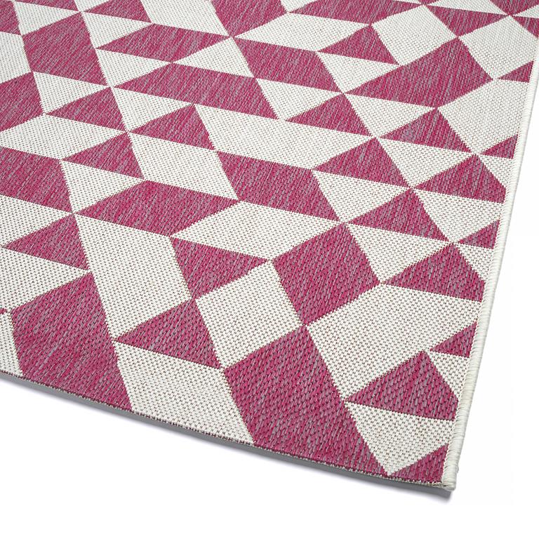 Kaleen Soleri SLR06-92 Pink Area Rug Corner