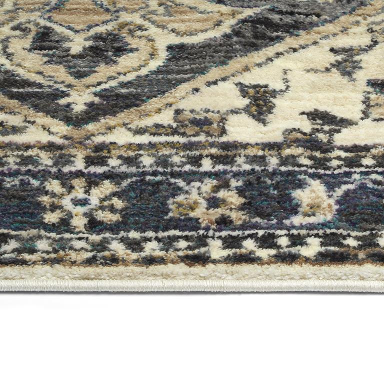 Kaleen Wynnlow WYN05-75 Grey Area Rug Edge