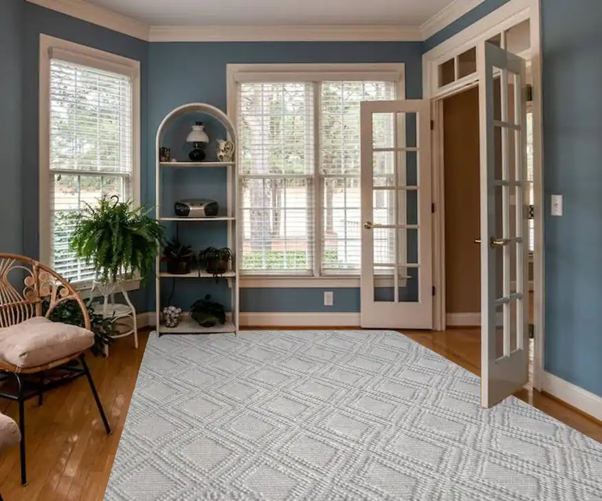 Kas Chloe 7721 Grey Diamond Area Rug | Carpetmart.com - Carpet