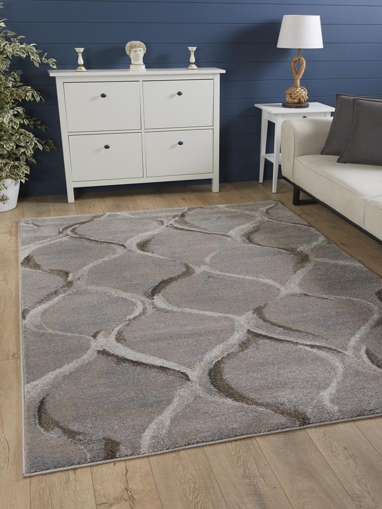 Kas Landscapes 5905 Slate Groove Area Rug Room Scene