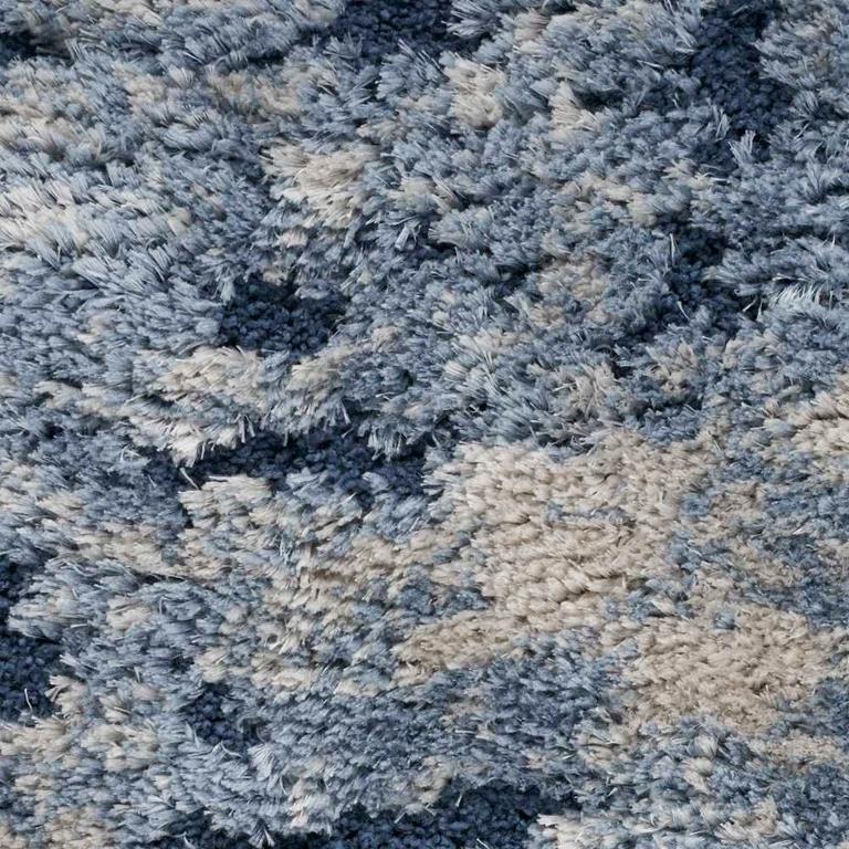 Nourison Dreamy Shag DRS06 Lt. Blue Area Rug Swatch