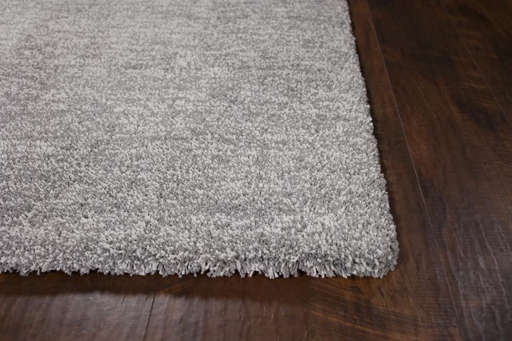 Kas Bliss 1585 Grey Heather Shag Area Rug Angle