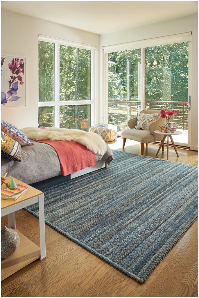 Capel Rugs Bayview 0036-440 Slate Area Rug Room Scene