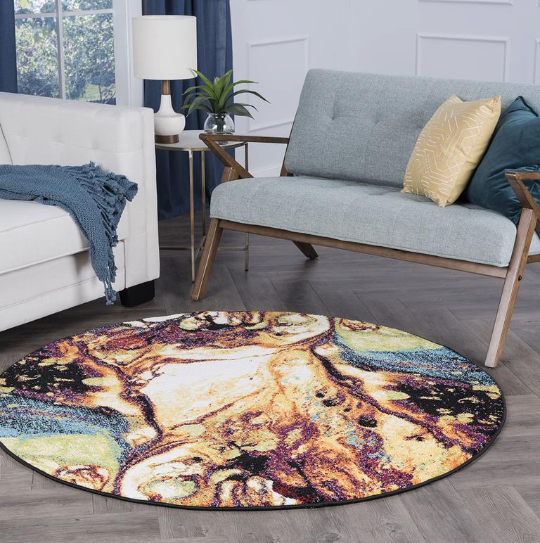 Tayse Symphony Soleil SMP1004 Multi Rug - Carpet & Tile Mart