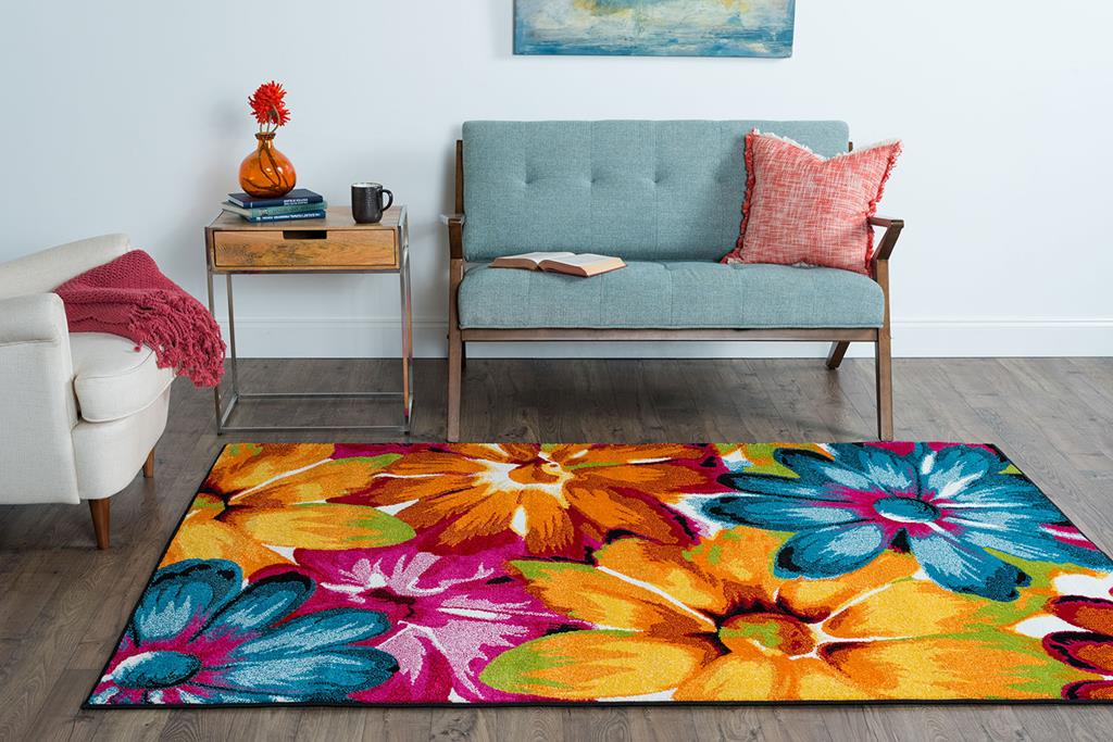 Tayse Symphony Zinnia SMP1005 Multi Area Rug