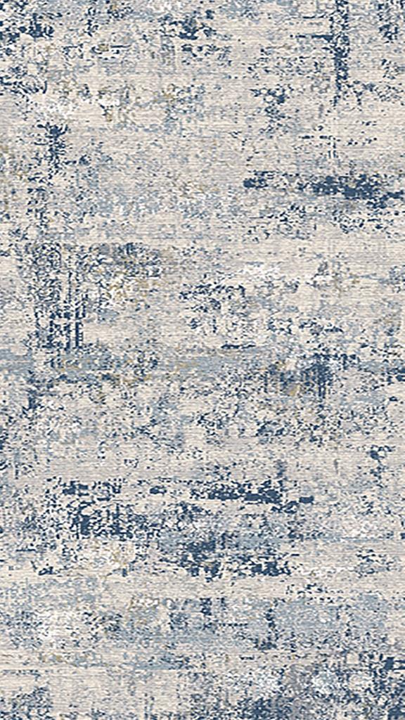 Dynamic Rugs Castilla 3533-950 Grey Blue 2'7" Wide Hall and Stair Runner