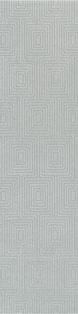 Dynamic Rugs Quin 41009-2121 Light Grey 2'7" Wide Hall and Stair Runner