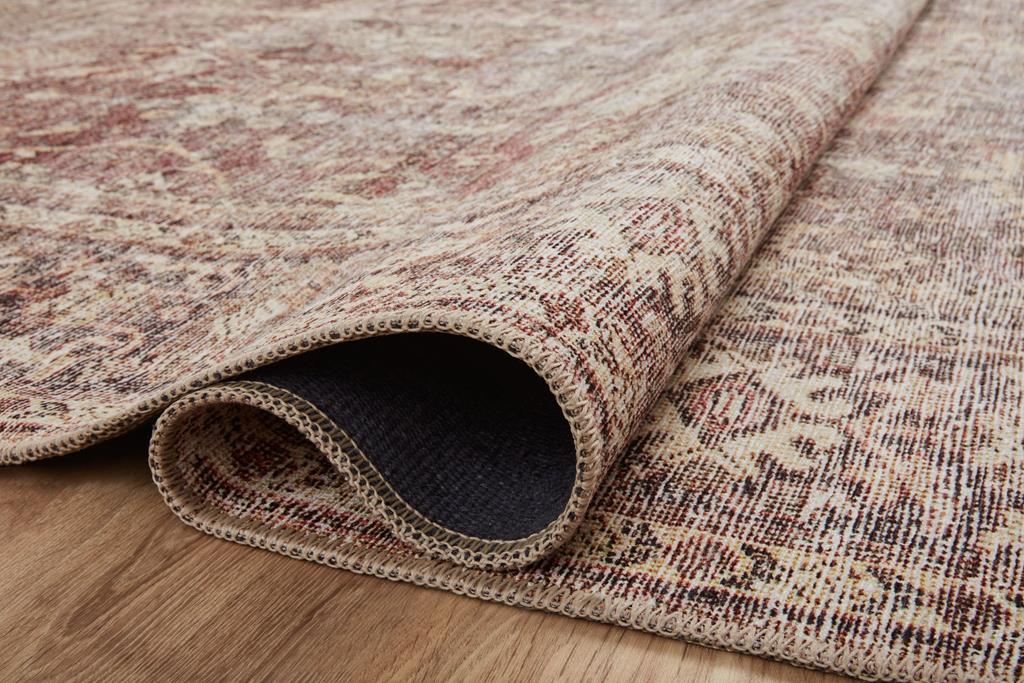 Georgie GER-06 Bordeaux Antique Area Rug - Amber Lewis x Loloi