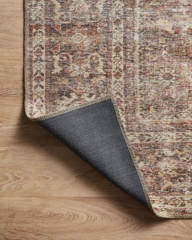 Amber Lewis x Loloi 2'6 12'0 Denim/Blush Billie BIL-05 Runner Area Rug