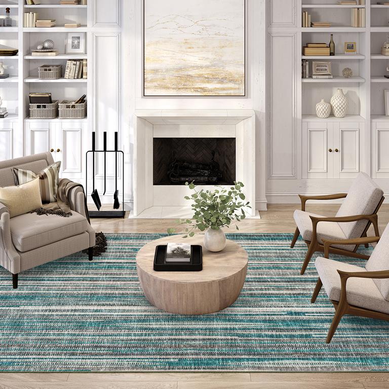 Dalyn Amador AA1 Teal Area Rug - Carpet & Tile Mart