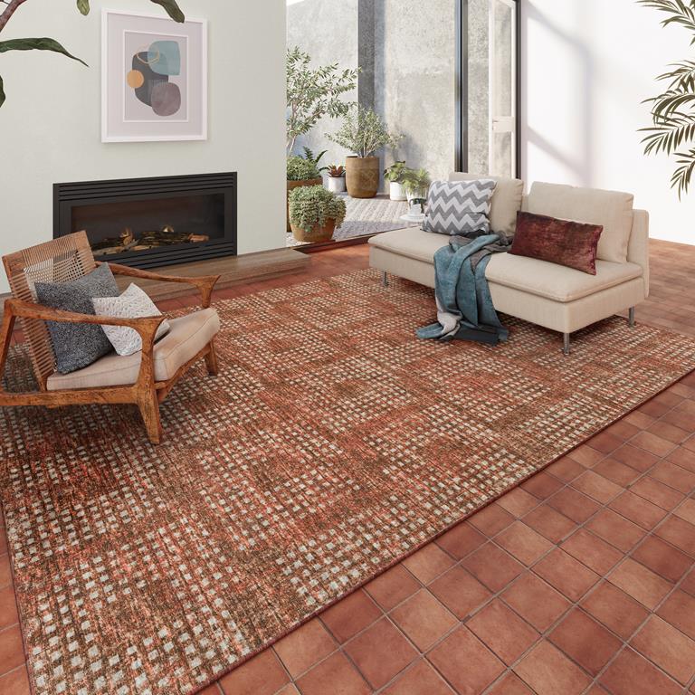 Dalyn Delano DA1 Paprika Area Rug - Carpet & Tile Mart