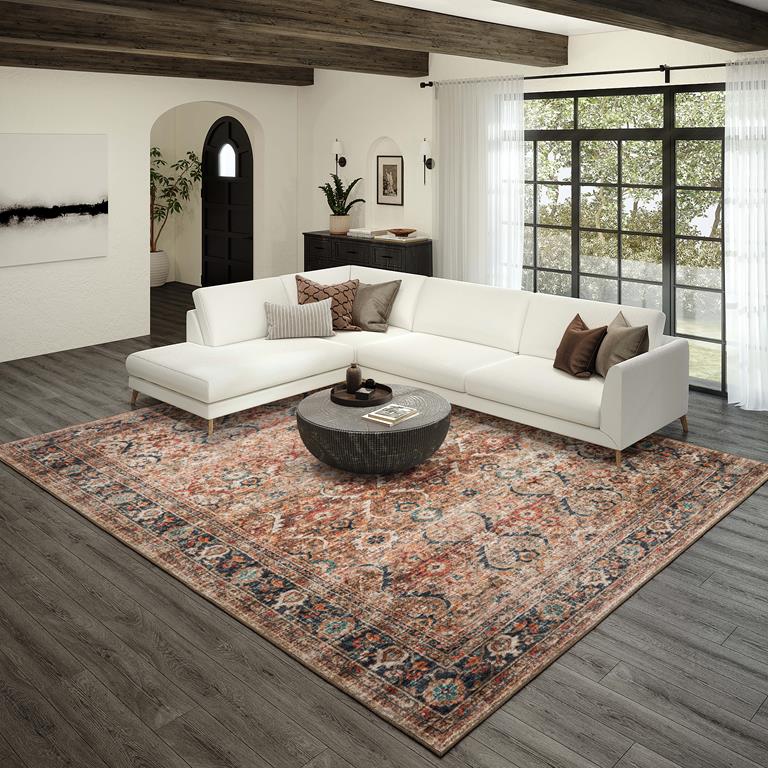 Dalyn Jericho JC1 Taupe Area Rug Room Scene 3