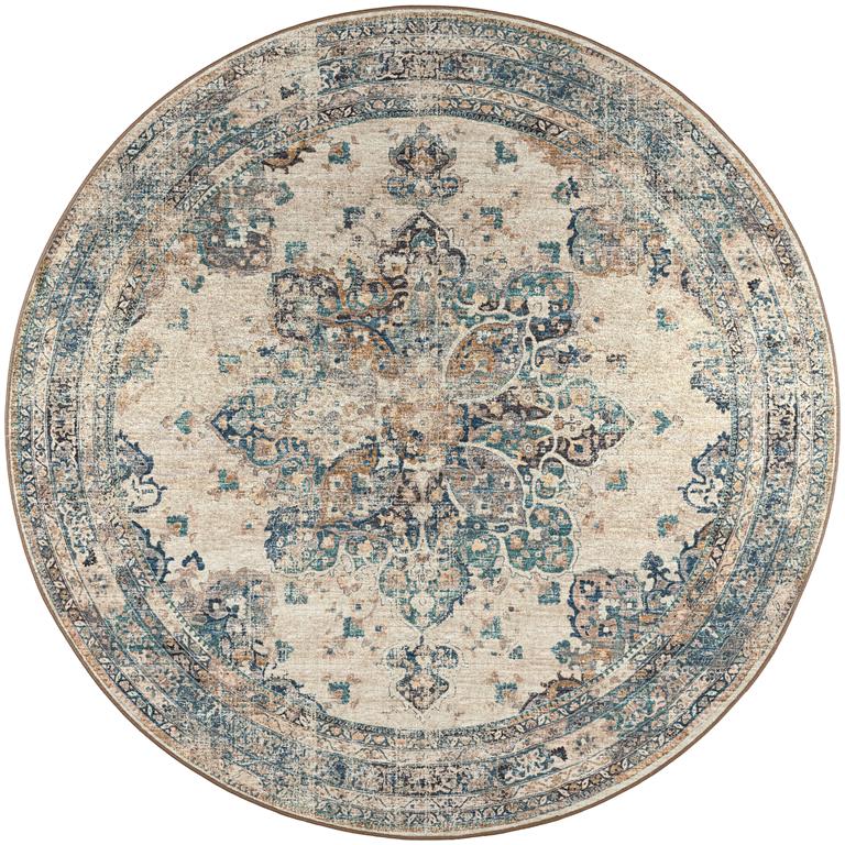 Dalyn Jericho JC6 Linen Round Area Rug