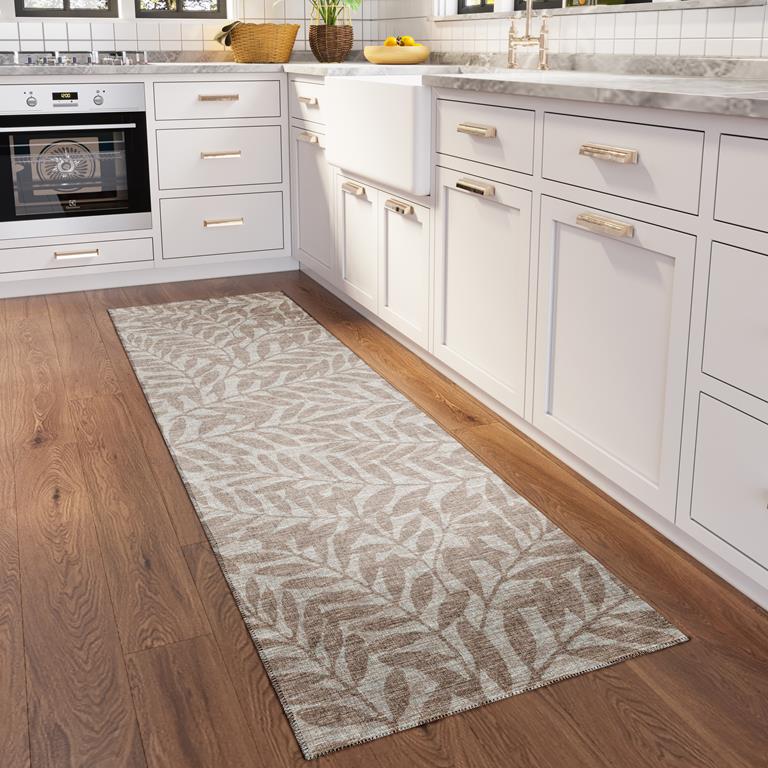 Dalyn Sedona SN5 Putty Runner Area Rug Room Scene