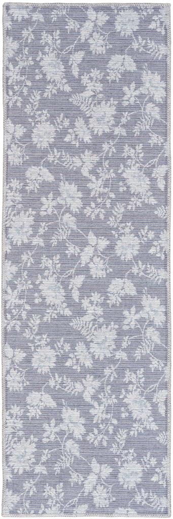 Nourison Waverly WAV30 Washables Collection WAW02 Grey Runner Area Rug