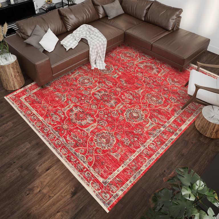 Dalyn Marbella MB5 Poppy Area Rug Room Scene