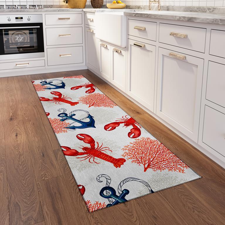 Dalyn Harbor HA4 Ivory Runner Area Rug Room Scene