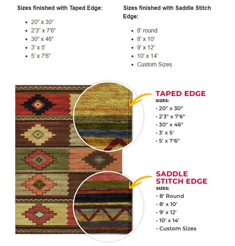 Dalyn Harbor HA7 Gold Area Rug Edge