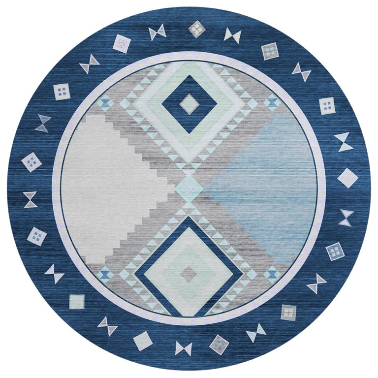 Dalyn Phoenix PH2 Denim Round Area Rug