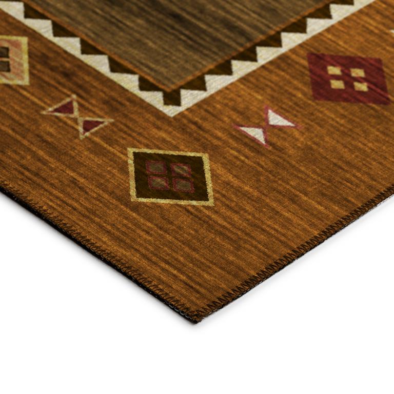 Dalyn Phoenix PH2 Walnut Area Rug on Angle