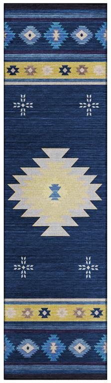 Dalyn Phoenix PH4 Navy Runner Area Rug