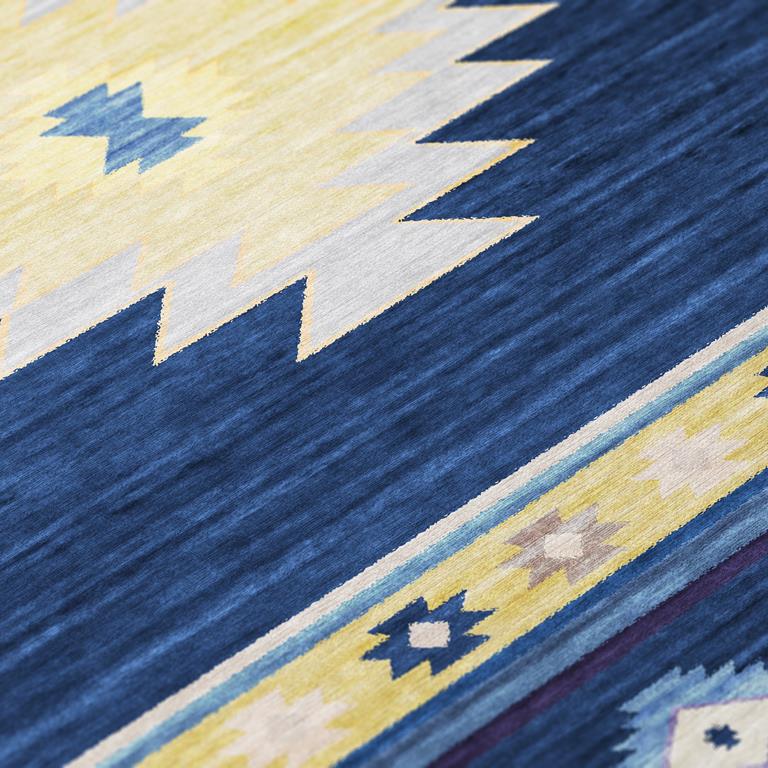 Dalyn Phoenix PH4 Navy Area Rug Closeup