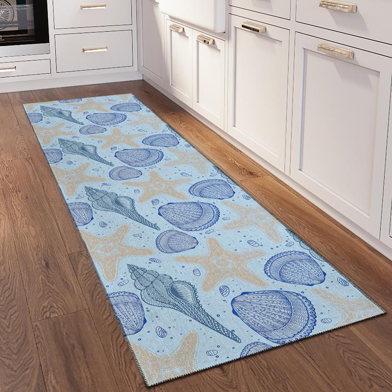 Dalyn Seabreeze SZ4 Sky Runner Area Rug Room Scene