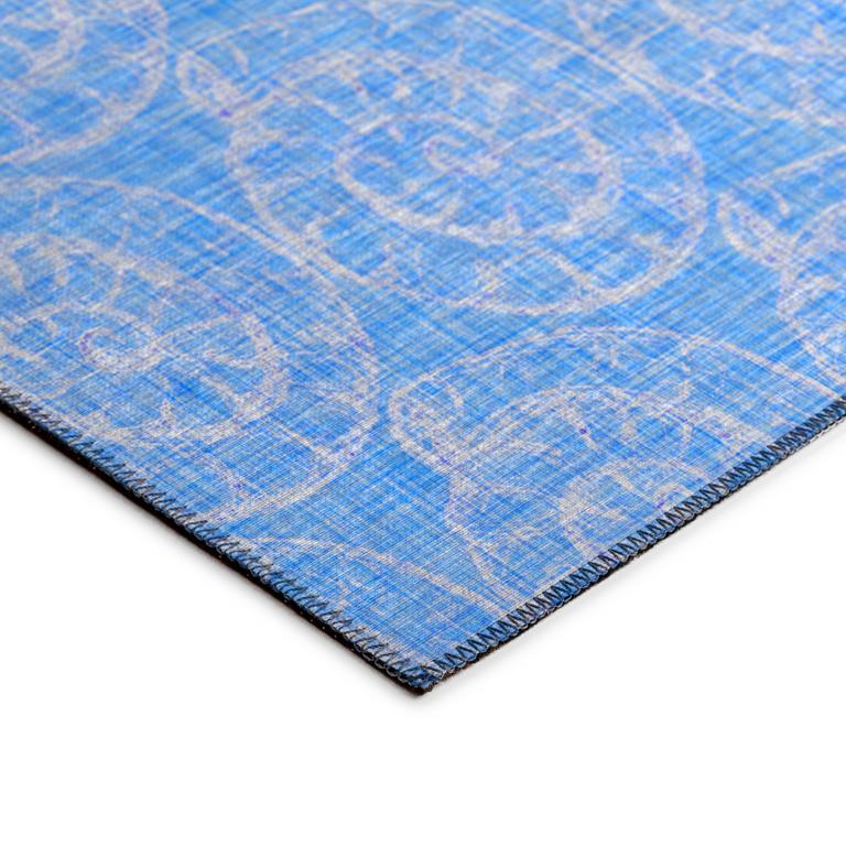 Dalyn Seabreeze SZ11 Cobalt Area Rug on Angle