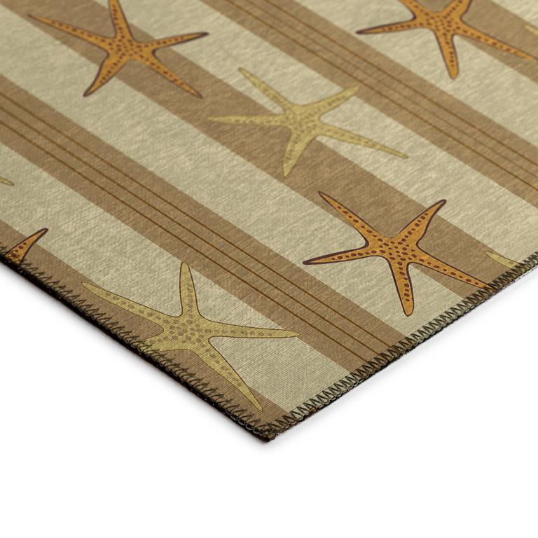 Dalyn Seabreeze SZ12 Beige Area Rug on Angle