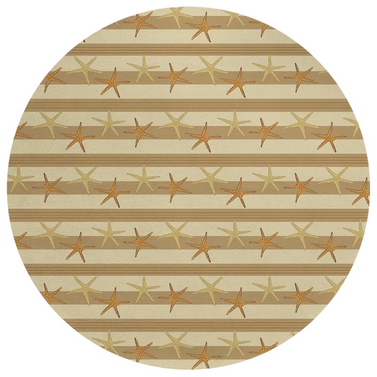 Dalyn Seabreeze SZ12 Beige Round Area Rug