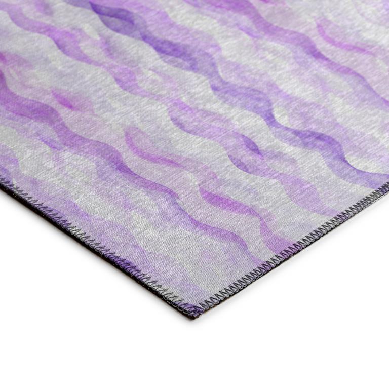 Dalyn Seabreeze SZ16 Violet Area Rug on Angle