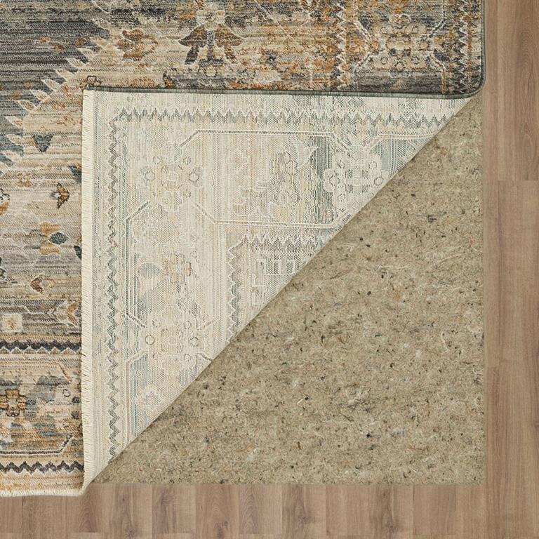 Karastan Echo R1057-131 Gamin Grey Area Rug Backing