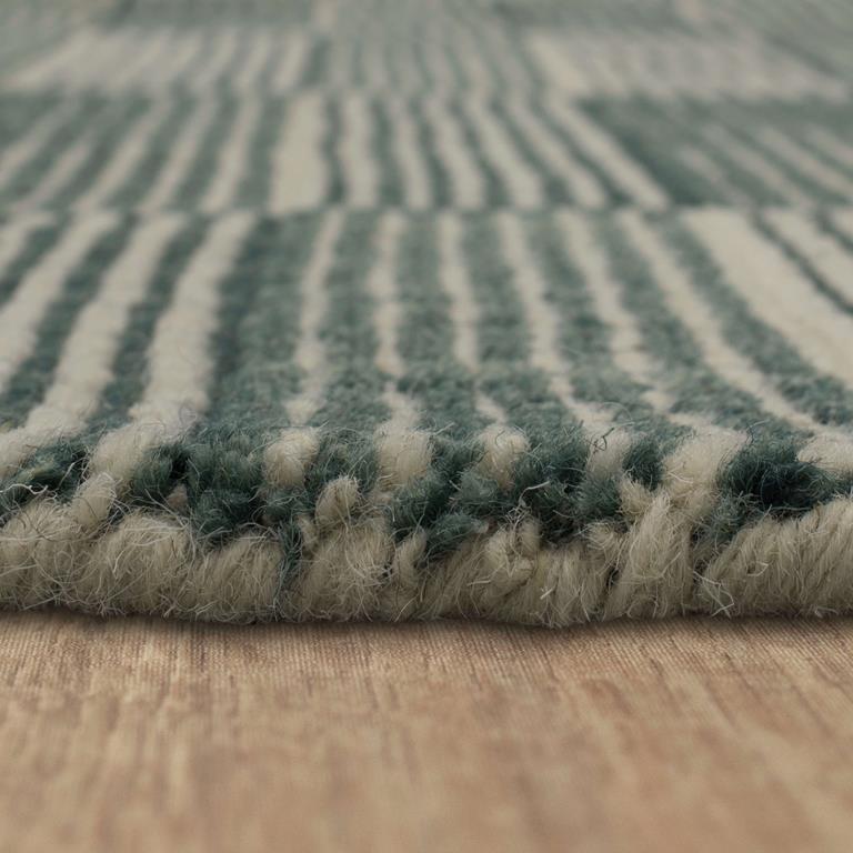 Karastan Broken Stripe R1091-585 Twilight Area Rug by Bobby Berk Pile