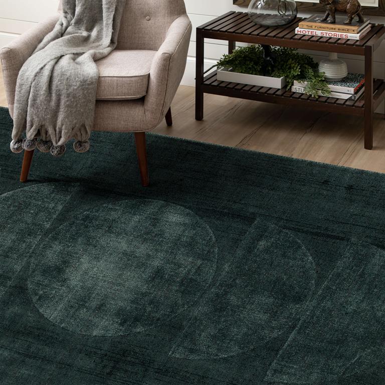 Karastan Luna RG862-513 Twilight Area Rug by Bobby Berk Room Scene