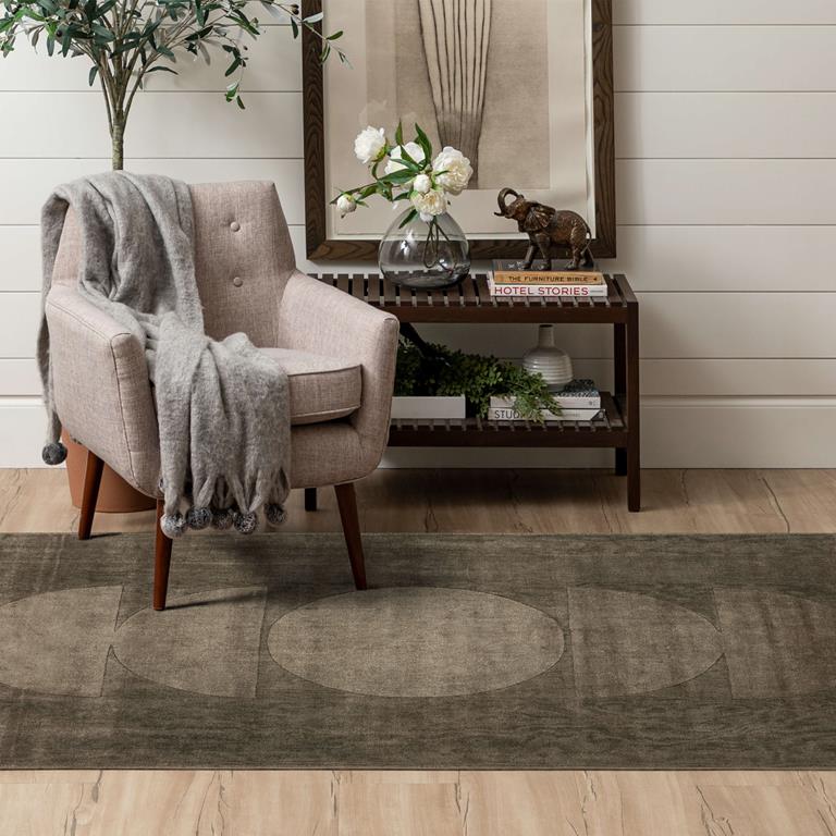 Karastan Luna RG862-9945 Flint Area Rug by Bobby Berk Room Scene