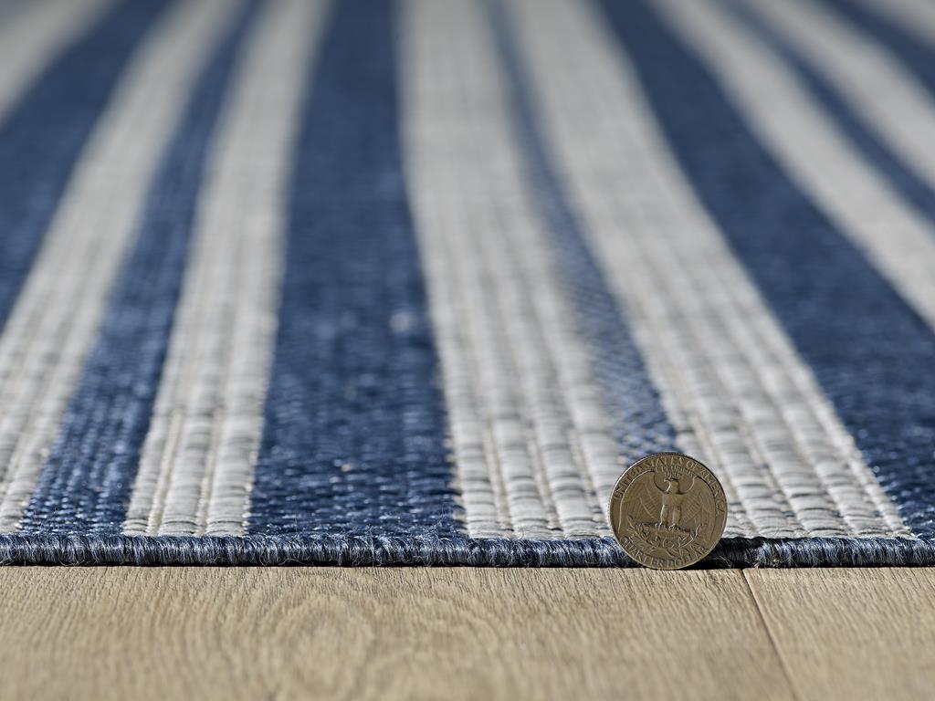 Kas Provo 5790 Blue Stripes Area Rug Pile