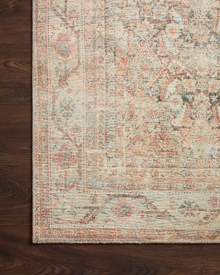 Loloi II Adrian ADR-01 Natural Apricot Area Rug Corner