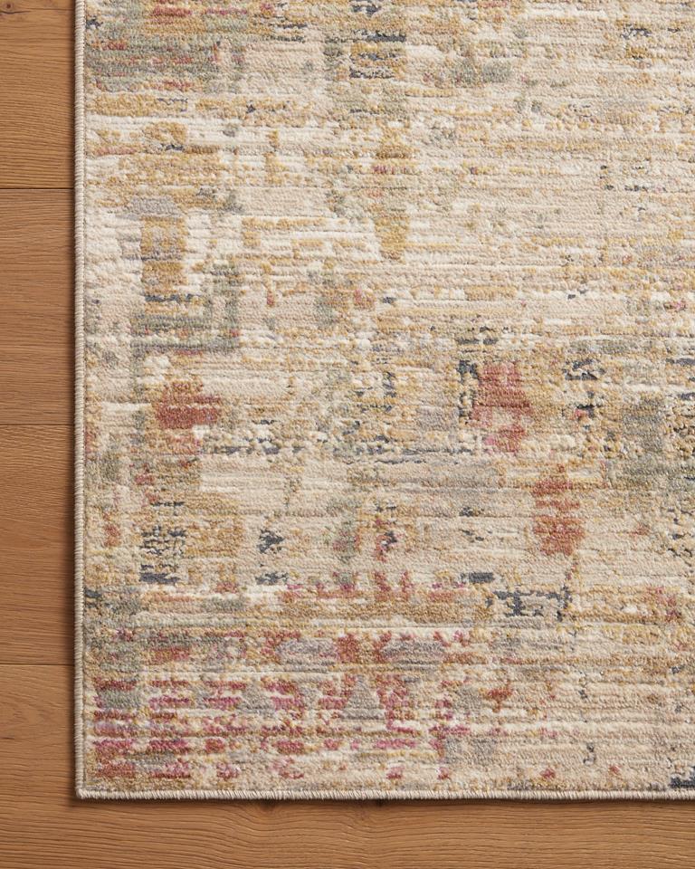 Loloi Arden ARD-04 Sand Multi Area Rug Corner