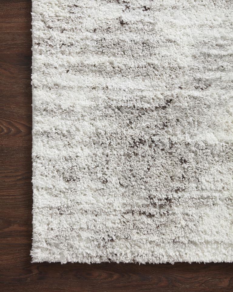 Loloi II Bliss Shag BLS-07 Grey Cream Area Rug | Carpetmart.com