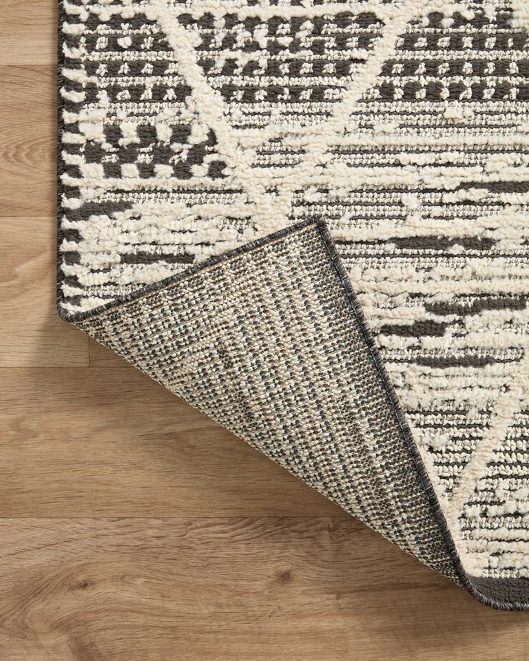 Loloi II Fabian FAB-03 Charcoal Ivory Area Rug | Carpetmart.com