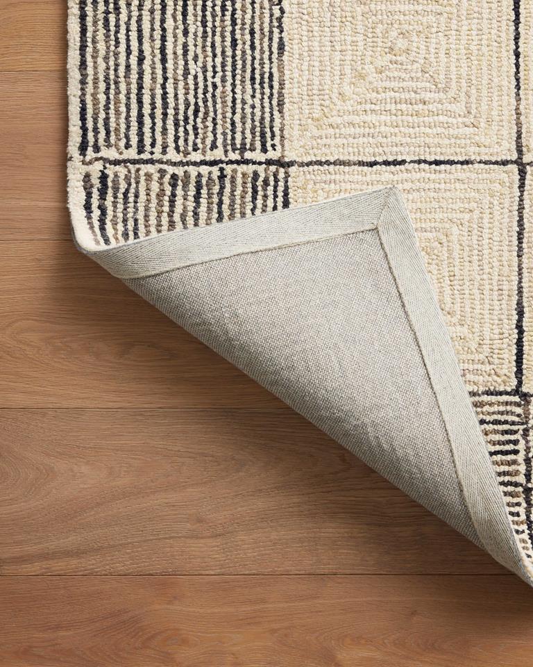 Francis FRA-02 Cream Black Area Rug - Chris Loves Julia x Loloi