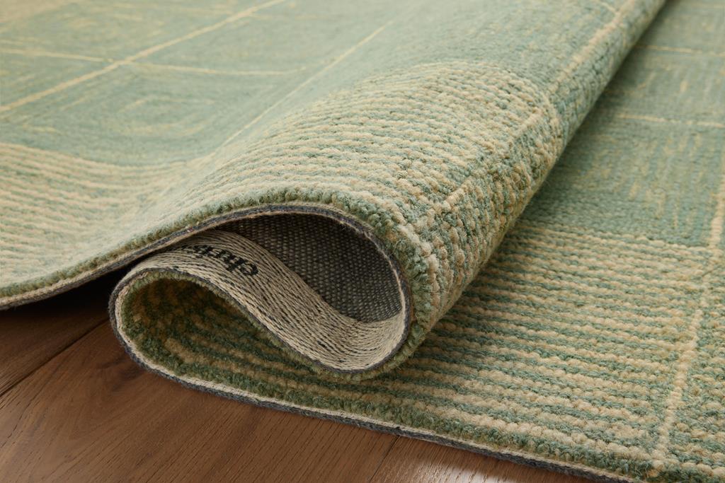 Francis FRA-02 Green Natural Area Rug - Chris Loves Julia x Loloi