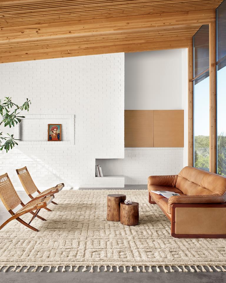 Loloi Hygge YG-04 Oatmeal Sand Area Rug | Carpetmart.com