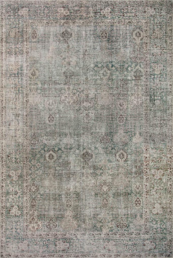 Jules JUL-08 Emerald Antique Ivory Area Rug - Chris Loves Julia x