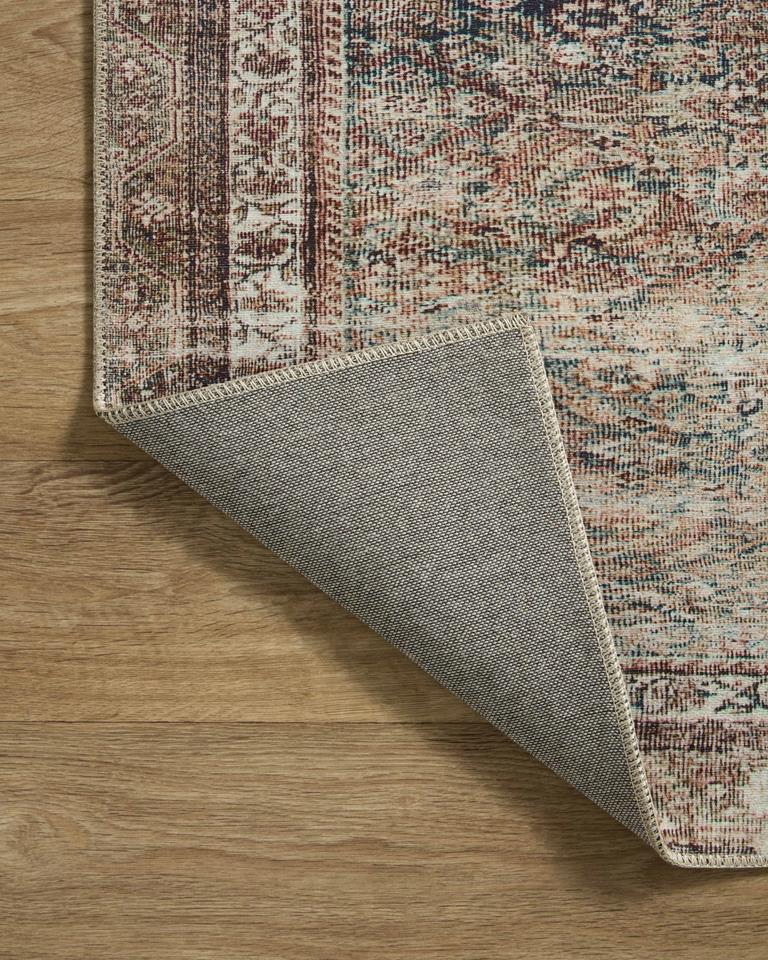 Jules JUL-09 Ink Terracotta Area Rug Backing