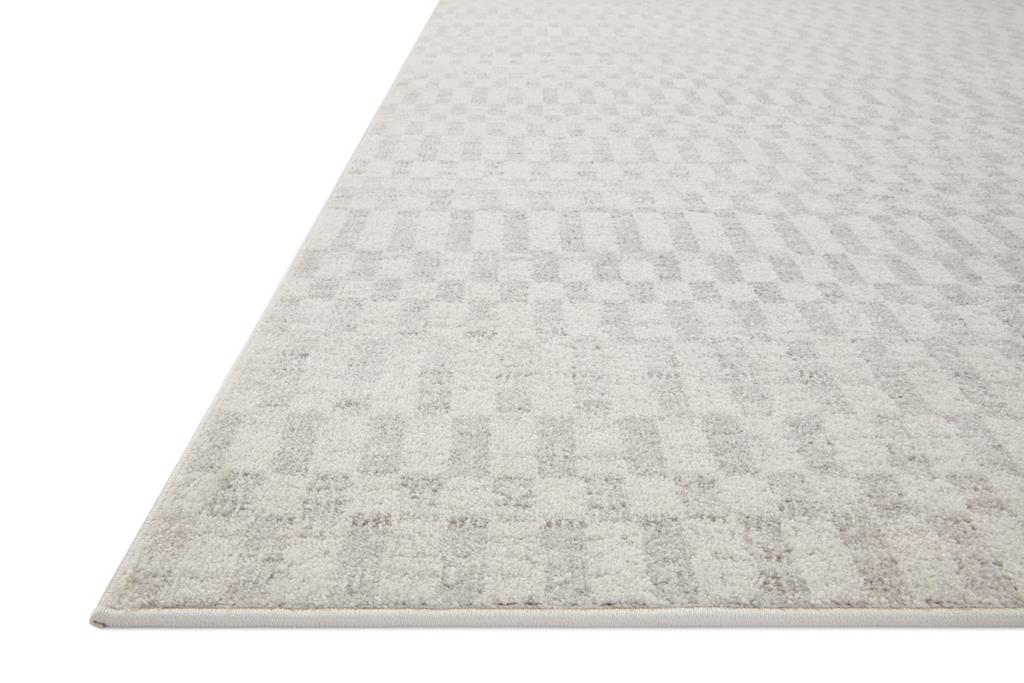 Loloi II Kamala KAM-05 Ivory Grey Area Rug Angle