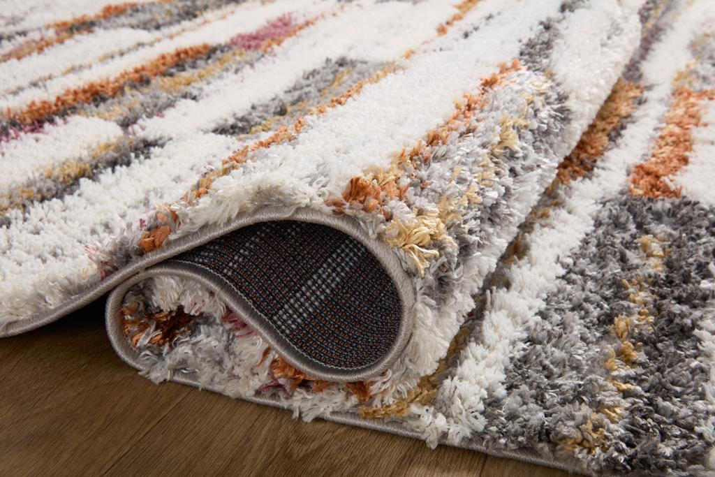 Loloi Levitt Shag LEV-03 Ivory Sunset Area Rug | Carpetmart.com