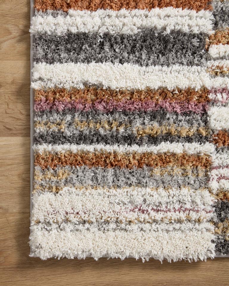 Loloi Levitt Shag LEV-03 Ivory Sunset Area Rug | Carpetmart.com